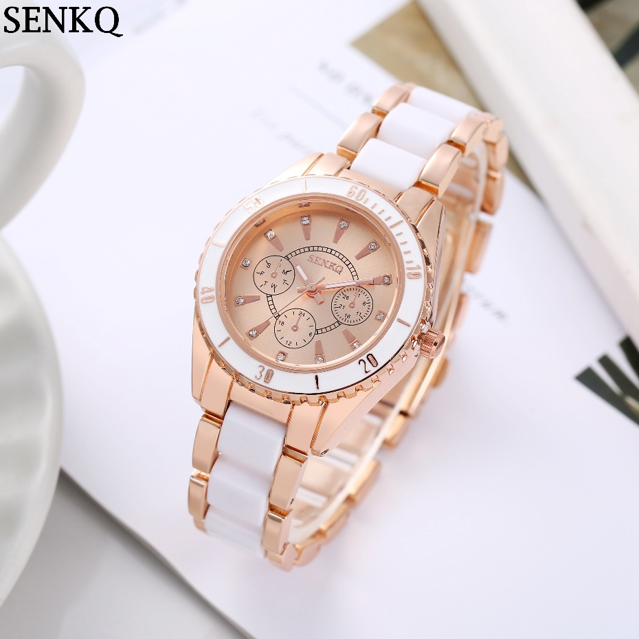 senkq T38 นาฬิกาข้อมือเซรามิก
