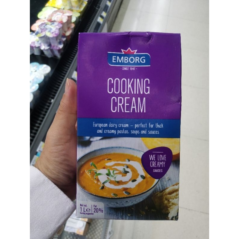 ecook​ v emborg cooking cream 1ลิตร