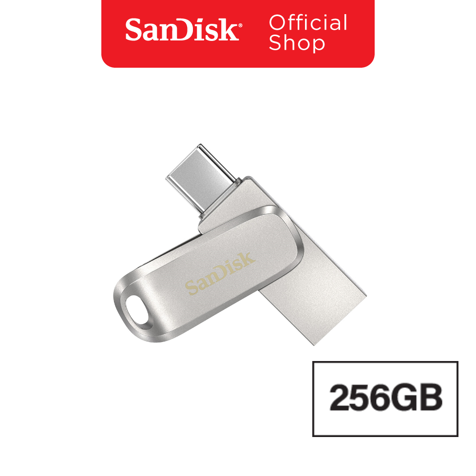 SanDisk Ultra Dual Drive Luxe USB Type-C, 256GB (SDDDC4-256G-G46)