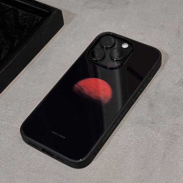 สำหรับ iPhone 13 12 14 11 15 Pro Max XR X Plus XS 6 7 กรณีโทรศัพท์แก้วรวมทุกอย่างกรณียากสไตล์จีนพระอาทิตย์ตกดินเคส