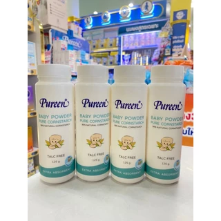 Pureen 1แถม1 แป้งข้าวโพดโรยตัวสำหรับเด็ก เพื่อป้องกันการเป็นภูมิแพ้ของลูกน้อย 125g 2ขวด