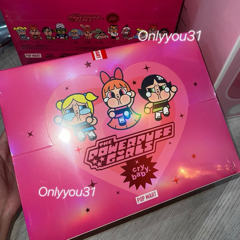 [ผ่อนได้ !!! shopee pay later] ยก box ใหม่ในซีล crybaby x powerpuffgirls