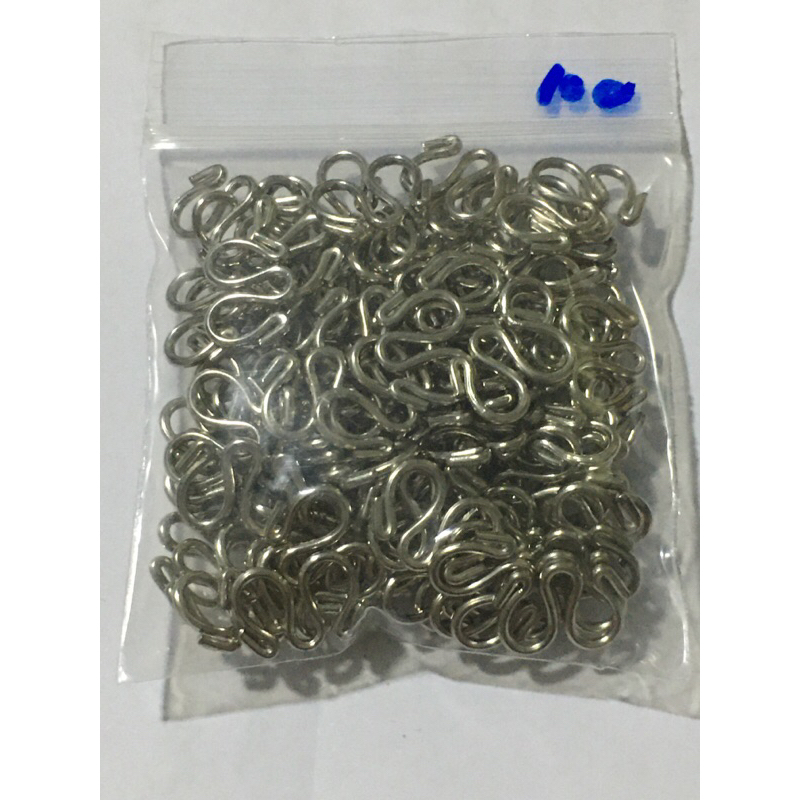 ห่วง M เงินชุบ ห้อย พระ ขนาด กว้าง 1 cm 1 ห่อ มี 100 ชิ้น แข็งดีครับ