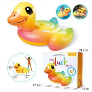 แพเป็ดใหญ่เป่าลม ฟลามิงโก้ ยูนิคอร์นงานintex💯 เครื่องบินมีปื…