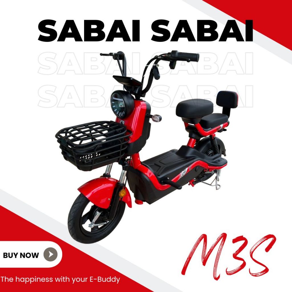 Sabai-M3S  จักรยานไฟฟ้า2ล้อ 48V20AH มีหน้าร้านทั่วประเทศ