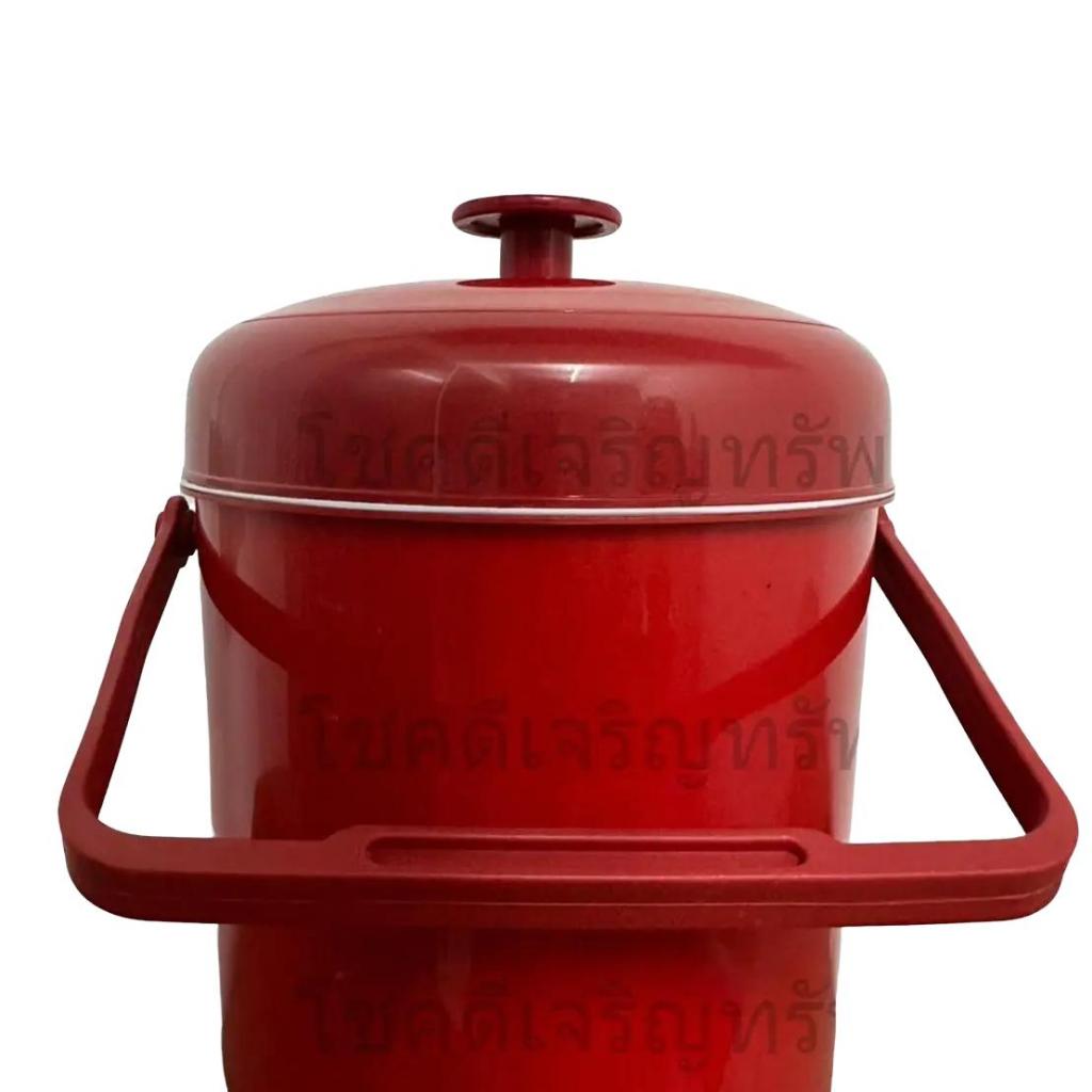 กระติกน้ำแข็ง เก็บความเย็น รุ่นซัยโจ Saijo ความจุ10ลิตร และ 3ลิตร  10ลิตรสูง 38ซม กว้าง 25ซม ขอบนอก 3ลิตรสูง20ซม - รูปที่ 5