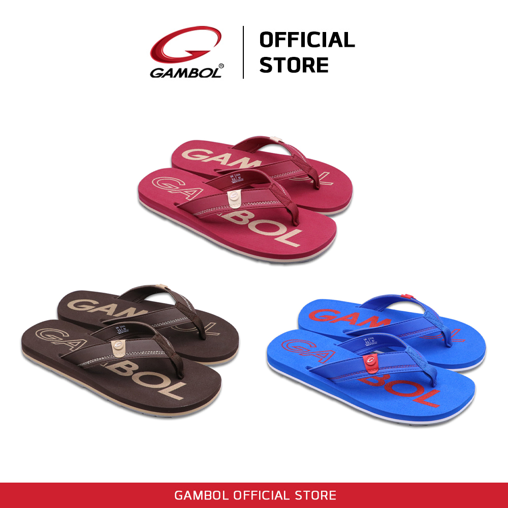 GAMBOL แกมโบล รองเท้าแตะหนีบชายหญิง รุ่น GM11438 / GW11438 Size 36-44