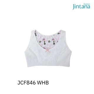 Jintana เสื้อชั้นในเด็ก รุ่น Jinni Doodle รหัส JCF846 สีขาว มีฟองน้ำ ผ้านุ่ม ระบายอากาศ ใส่สบาย ไม่ระคายเคือง
