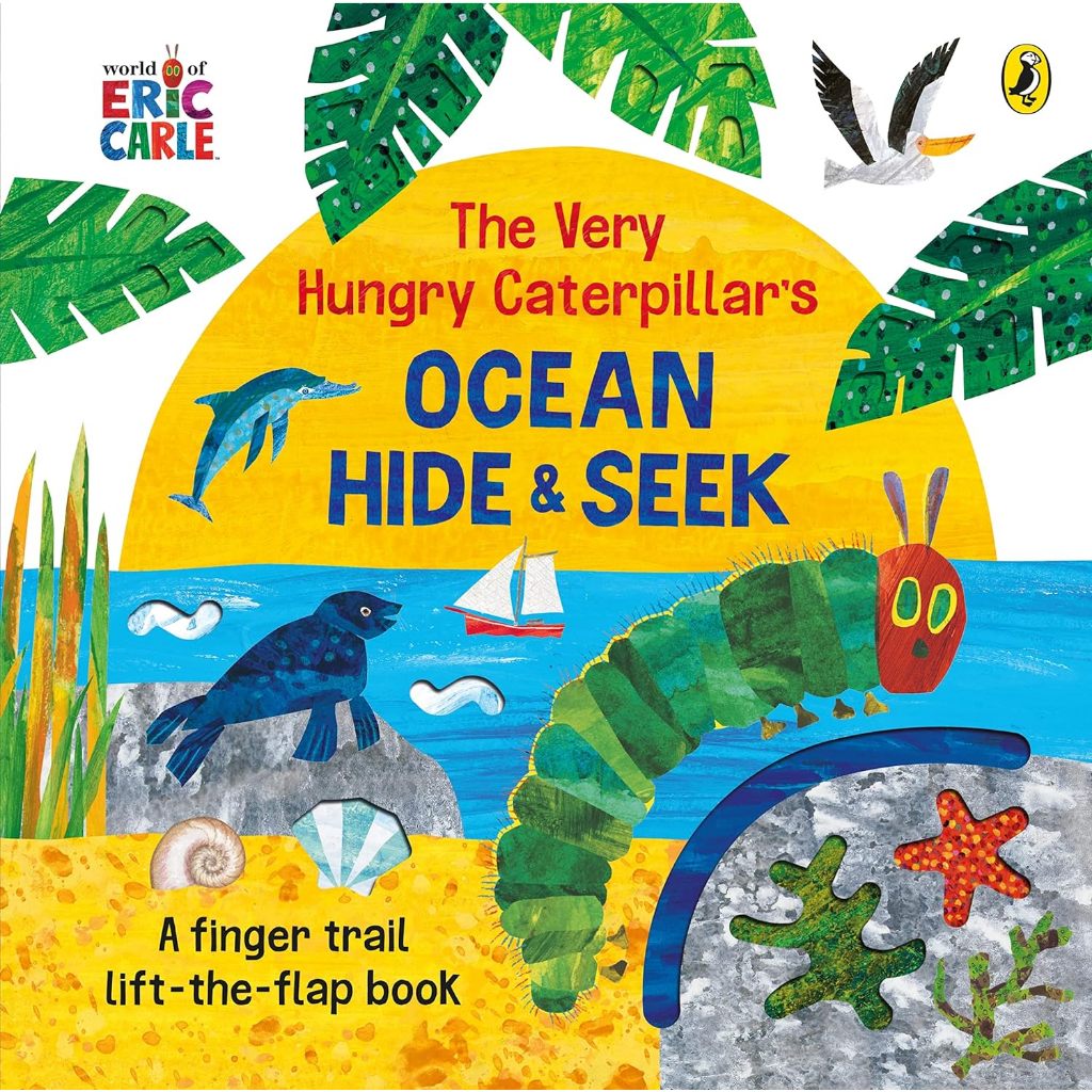 The Very Hungry Caterpillar's Ocean Hide-and-Seek หนังสือเด็ก เปิด ปิด ภาษาอังกฤษ บอร์ดบุ๊ค Board book 53534 [Z]