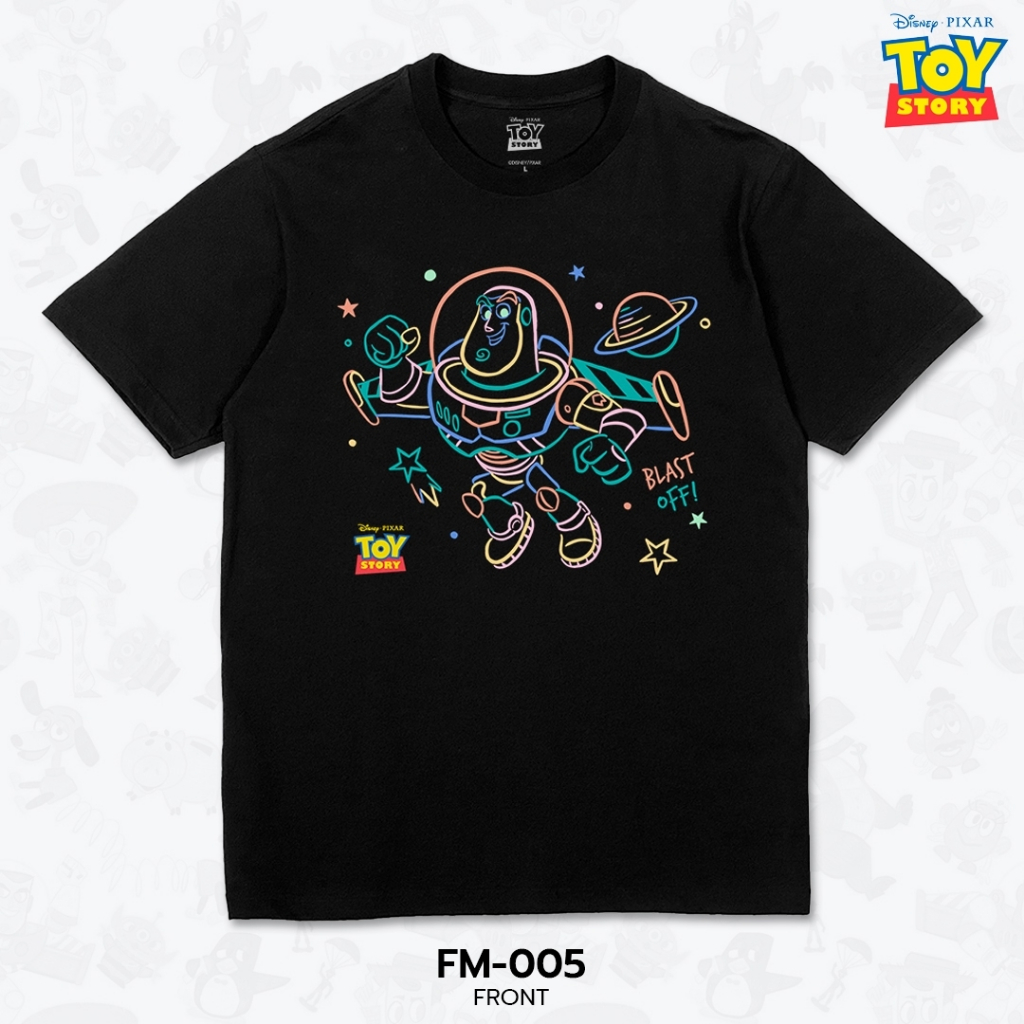 Power 7 Shop เสื้อยืดลาย "บัซไลท์เยียร์ (TOY STORY)" ลิขสิทธิ์แท้ดิสนีย์ (FM-005)