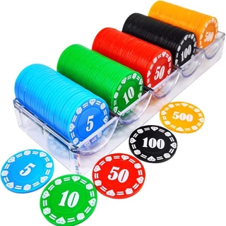 เหรียญของเล่น​ boardgame เสริม​ เหรียญ​ เซ็ต​ 100​ เหรียญ​ ประหยัดค่าส่ง เหรียญ​สำหรับเล่นบอร์ดเกมส์