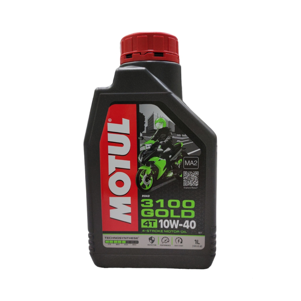 น้ำมันเครื่อง MOTUL 3100 GOLD TECHNOSYNTHESE 10W40 ปริมาณ 1 ลิตร