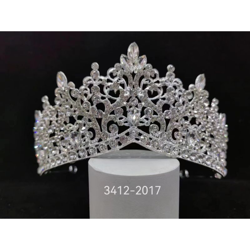 [พร้อมส่งจากไทย] เครื่องประดับผม มงกุฎเจ้าหญิง ประดับ คริสตัล พลอยเทียม หรูหรา