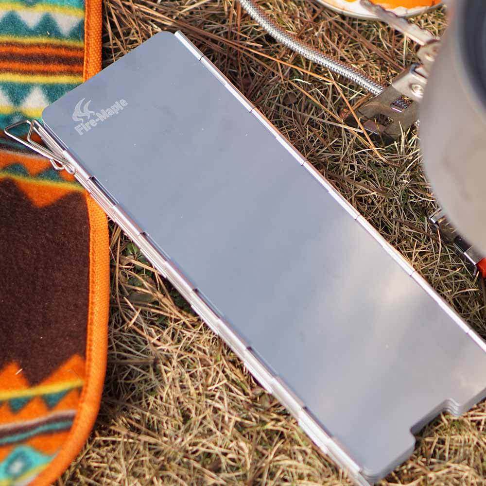 Fire Maple Aluminum Windscreen FMW-510 FMW-508 FMW-503 แผ่นบังลม แผงกันลม ขนาดใหญ่ เล็ก พกพาสะดวก by Jeep Camping