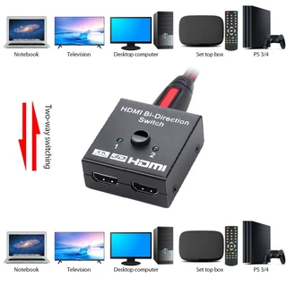 4k HDMI bi-Direction Smart Switcher 2 in 1Ultra HD สําหรับ PS4 / Xbox /HDTV /โฮสต์คอมพิวเตอร์ / แล็ปท็อป / เกมคอนโ