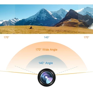 【รับประกัน 3 ป】กล้องติดหมวก Full HD 1080P ขับเดินทาง ดำน้ำ กันสั่น จอ2.0นิ้ว gopro กล้องโกโปร กล้องติดหมวกกันน็อค