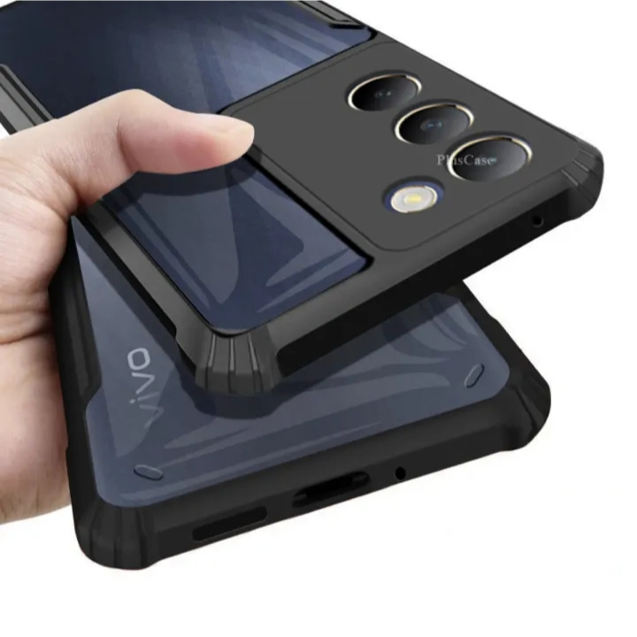 Case VIVO Y100 5G เคสหลังใส เคสขอบนิ่มหลังแข็ง PC+TPU