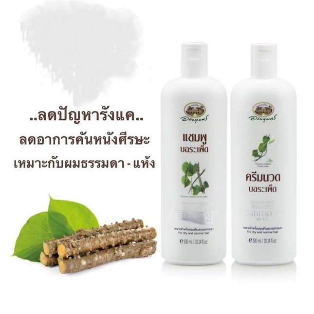 #แชมพู และครีมนวดผม บอระเพ็ด อภัยภูเบศร 300 มิลลิลิตร
