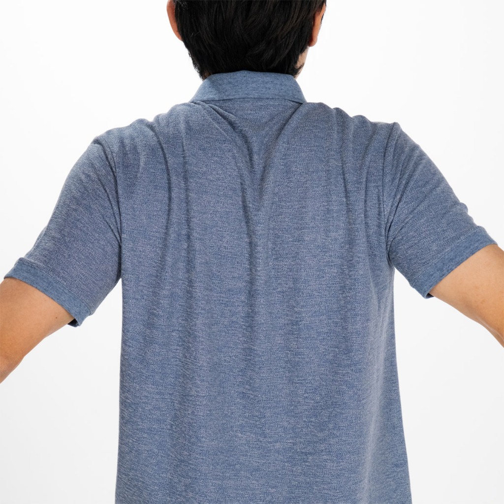 era-won เสื้อโปโล แขนสั้น ทรงสลิม Polo Golf รุ่น Alway Fresh	สี NAVY - รูปที่ 5