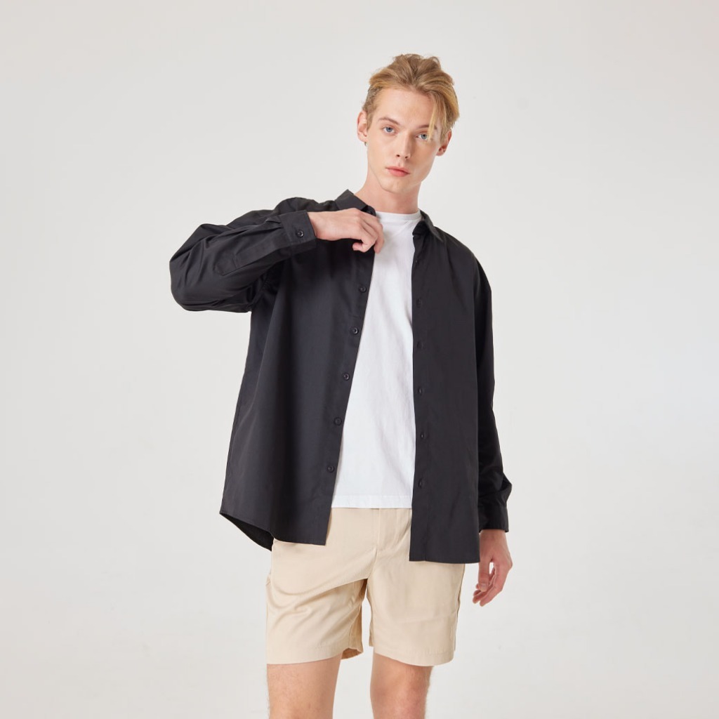 Billings by Khaki Bros. - เสื้อเชิ้ตแขนยาว ทรง Loose fit BM23S001