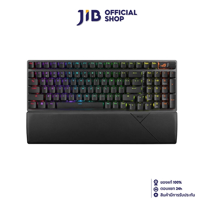 WIRELESS KEYBOARD (คีย์บอร์ดไร้สาย) ASUS ROG STRIX SCOPE II 96 WIRELESS (BLACK) (ASUS ROG NX SNOW SW