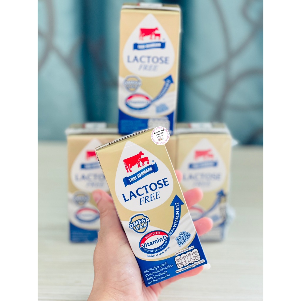 ~4~#นมไทย-เดนมาร์ค Omega Lactose Free จำนวน 36 กล่อง Exp. 1/9/2569