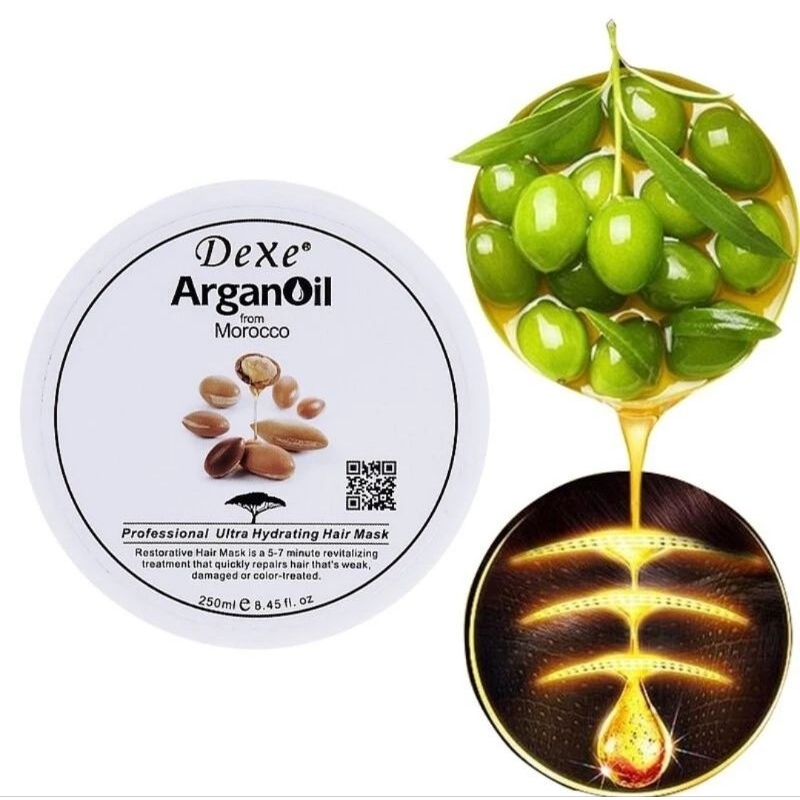 Dexe Keratin Hair Mask Argan Oil