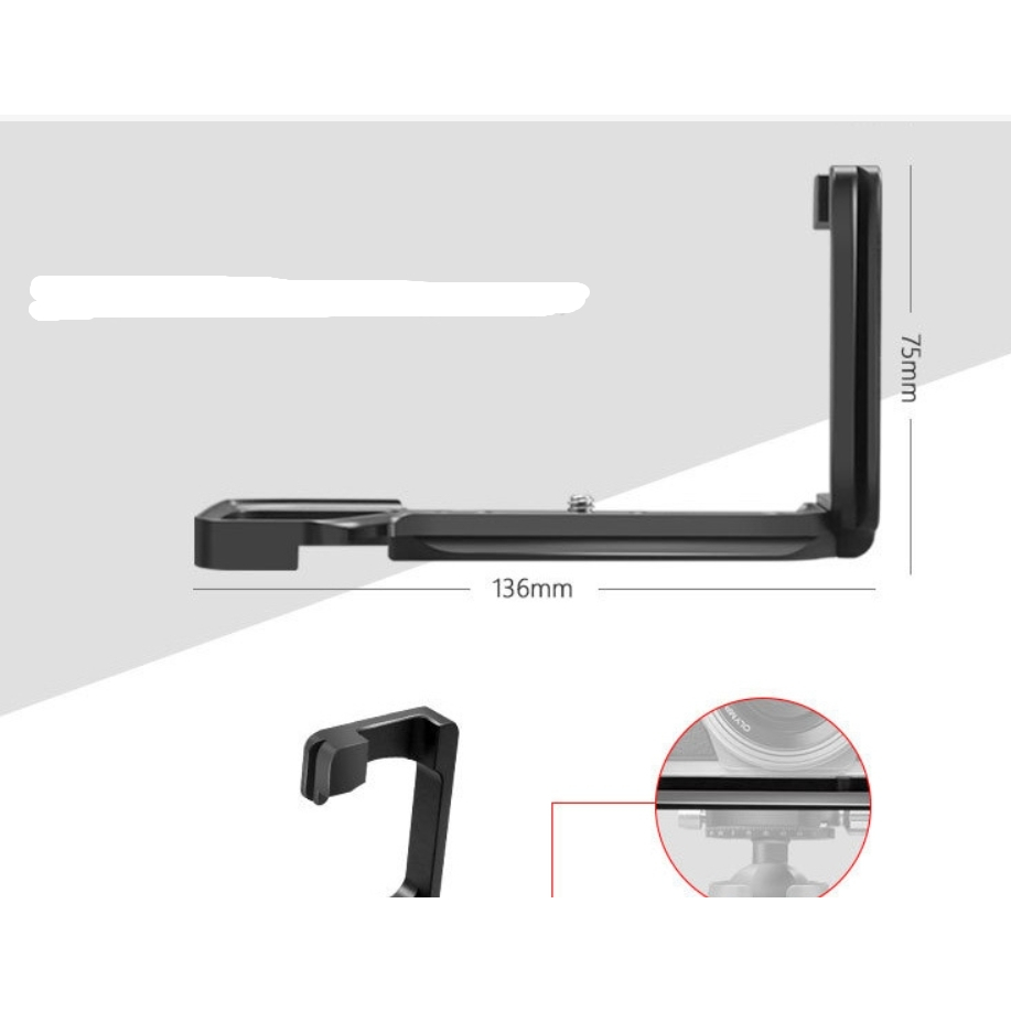 L-PLATE สำหรับ SONY A7M3  a7r3 A9 A7RIII L ILCE7R3 กริป อะลูมิเนียม Grip A7III / A7RIII / A9