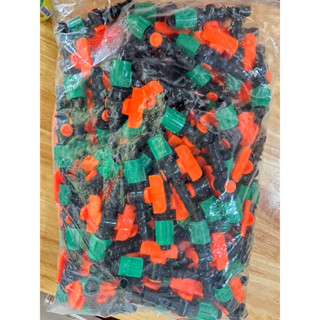 (100 ตัว) วาล์วเทปน้ำหยด ขนาด 16มิล พร้อมลูกยาง คละสี