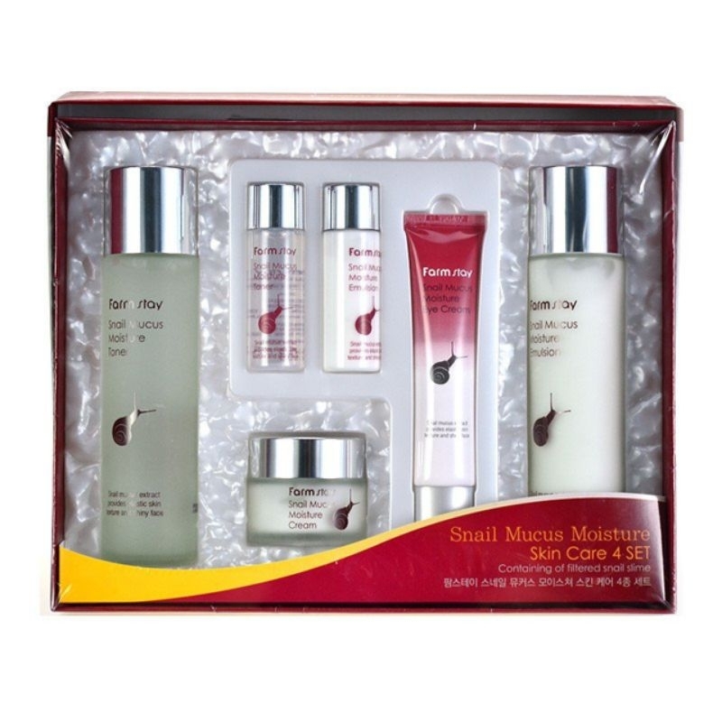 Farm Stay Snail Mucus Moisture Skin Care 4 SET