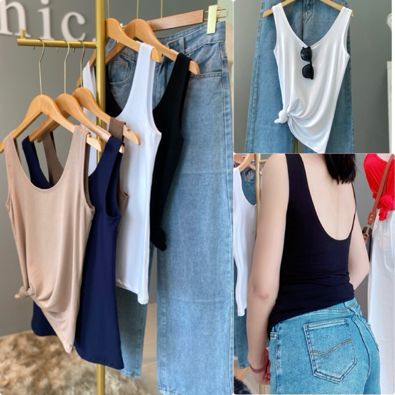 เสื้อกล้ามทรงเว้าหลัง