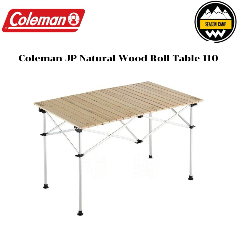 Coleman JP Natural Wood Roll Table 110