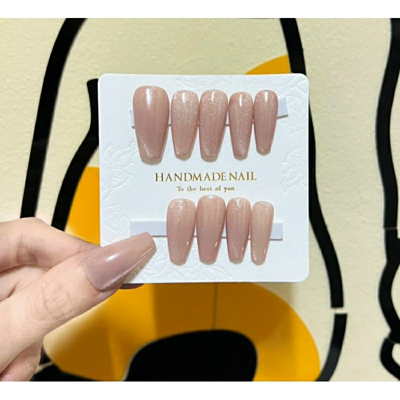 เล็บปลอมเจลแท้ 100%🤩 สีลูกแก้ววิบวับ แถมฟรีกาว+ตะไบ (พร้อมจัดส่ง 1-3วัน) 🥳🥳🥳