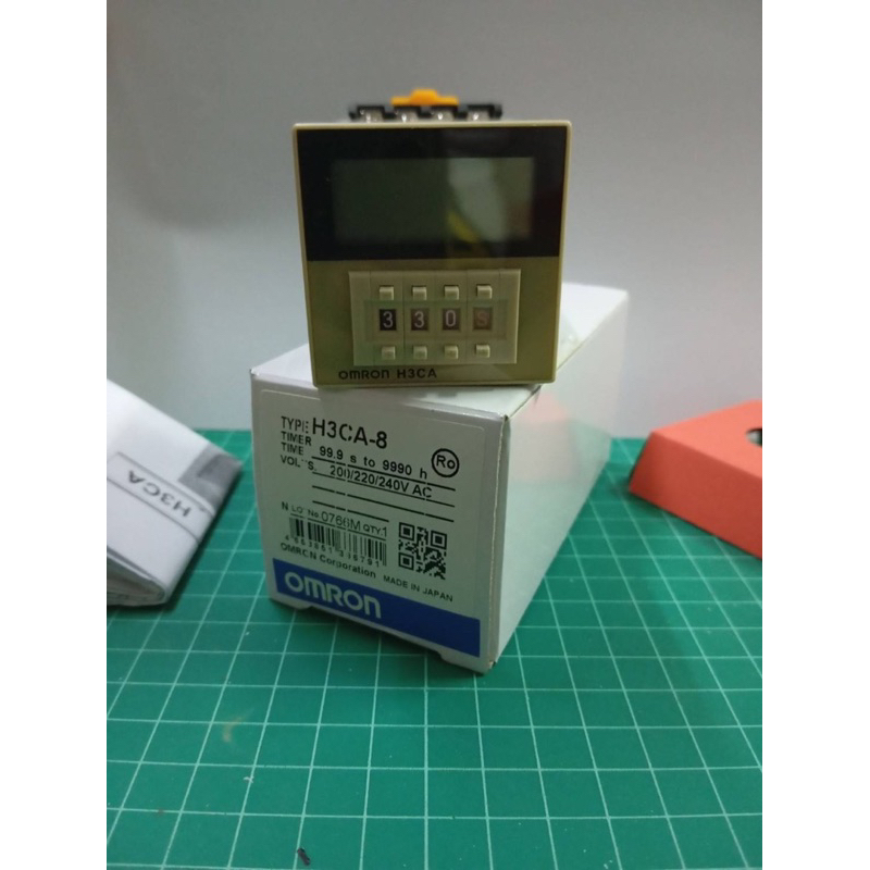 ของแท้ H3CA-8 0.1S-9990h  220VAC , 24VDC/AC  พร้อมซ๊อกเก็ต 8ขา ❗️ พร้อมส่งในไทย🇹🇭