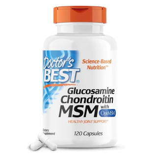 EXP 11/27 Glucosamine Chondroitin Msm with OptiMSM 120 Veggie Caps Doctor’s Best