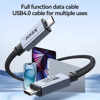 Jasoz USB C To USB C Cable 4 Gen 40Gbps 240W Data Transfer Type C Cable Fast Charging 17Pro Max