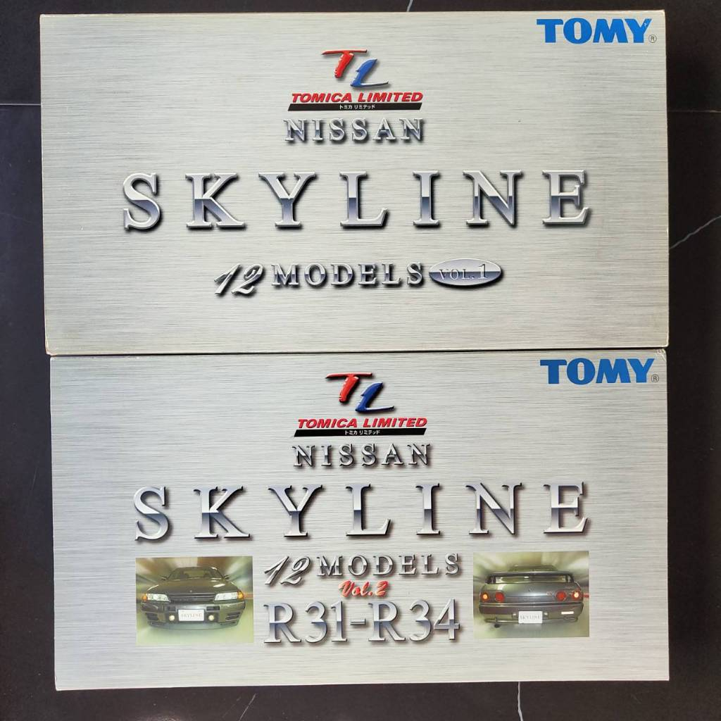 Tomica Limited 1/64 Nissan Skyline 12 Models Vol.1 +  Vol.2 Complete series