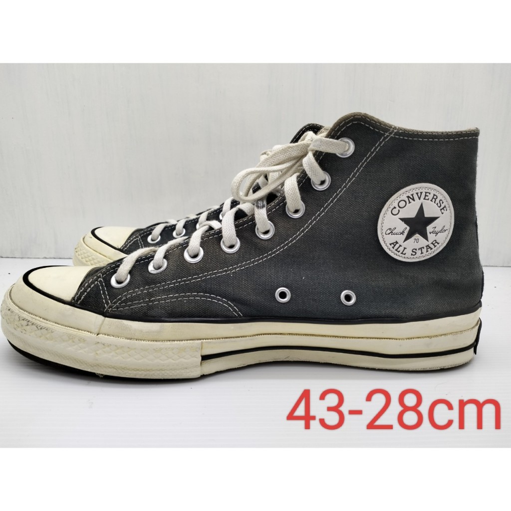 รองเท้าผ้าใบมือสอง converse chuck taylor all star 70 high size 43-28cm งานคัดเกรดคุณภาพดี สุดคุ้ม