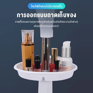 360°หมุนเต็มมุมแสงโคมไฟความงาม！LED แสงเย็นขยายแสง ไฟต่อขนตา ปัก เล็บ พิมพ์คิ้ว เงา โคมไฟพื้น โคมไฟสักคิ้ว โคมไฟต่อขนตา
