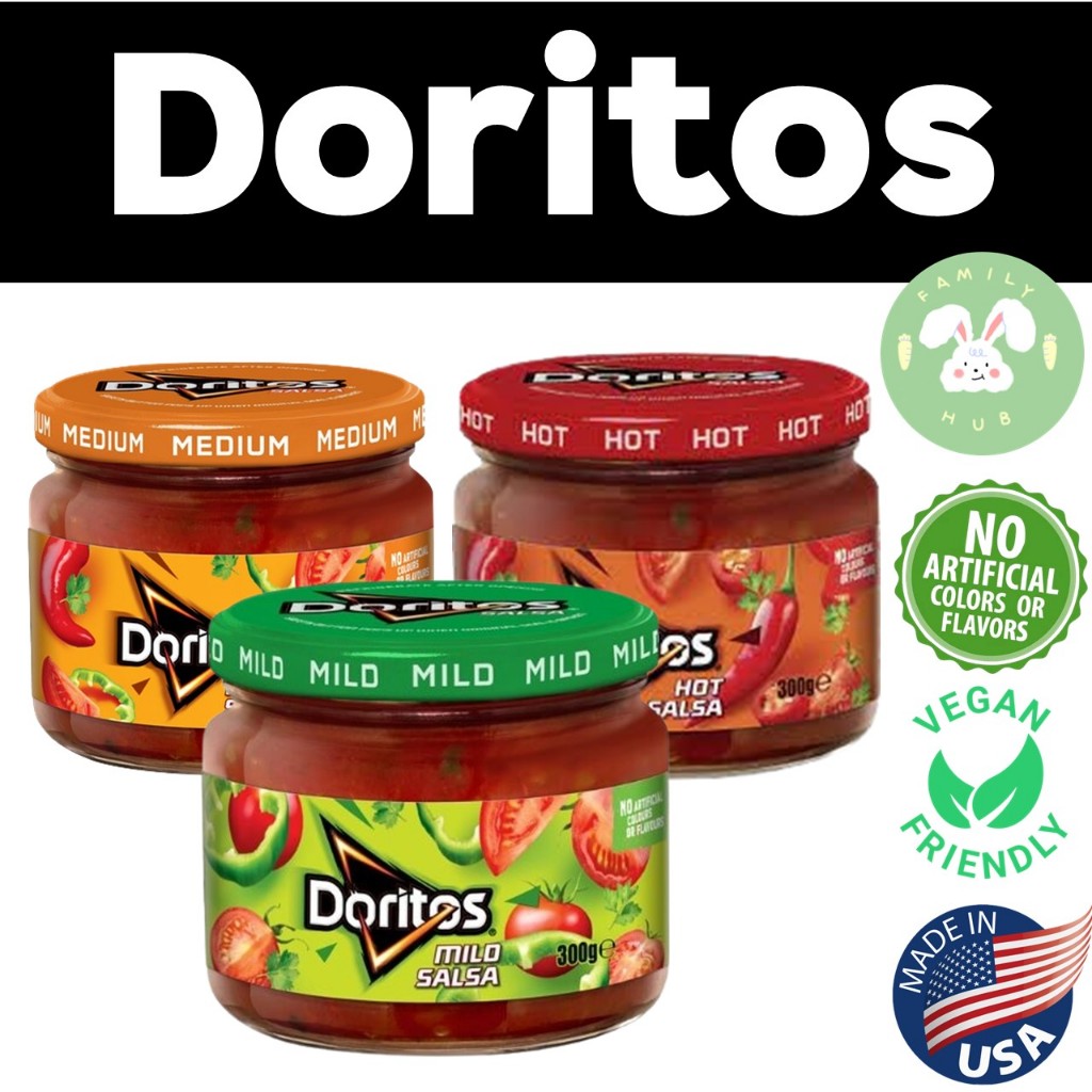 Doritos DIP ซอสซัลซ่าสำหรับจิ้มนำเข้าจากอเมริกามีให้เลือก 3 รสชาติ
