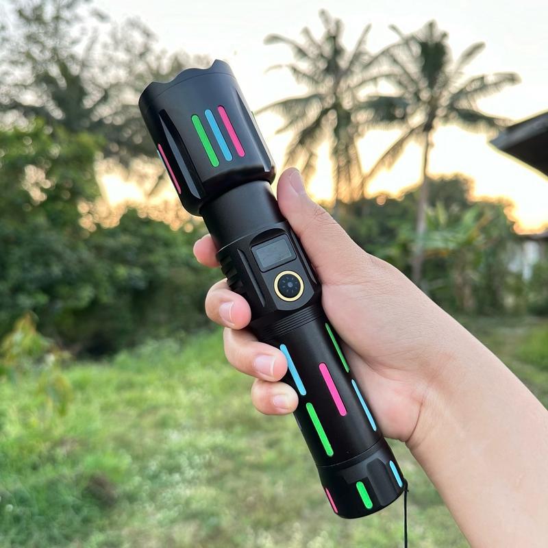 💡 เหลือ719.- โค้ดINC172FR 💡 Super Bright White Laser ไฟฉายกระบอก บาซูก้า ปรับความสว่างได้ 5 ระดับ (ซูมได้)