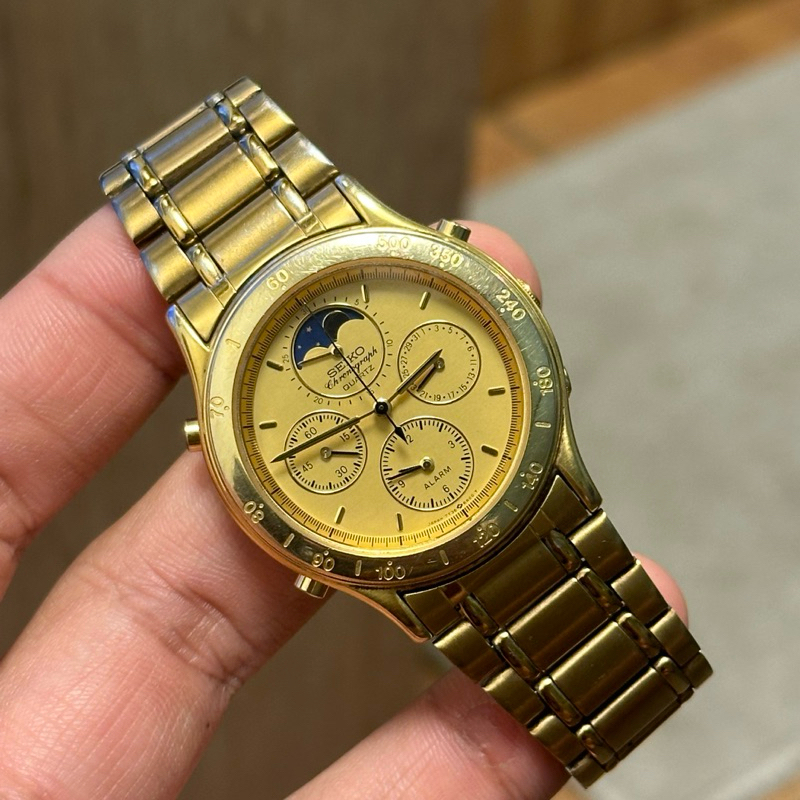 Seiko chronograph 7T36-6A30 นาฬิกามือสองสภาพสวย