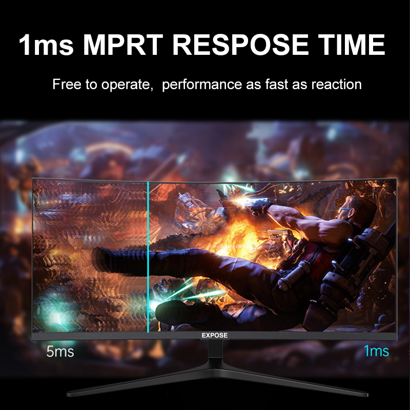 จอคอมพิวเตอร์ จอคอม 27 นิ้ว 165HZ มีลำโพงในตัว จอโค้ง 75 HZ มิ่ง IPS 4k VGA+HDMI - รูปที่ 7