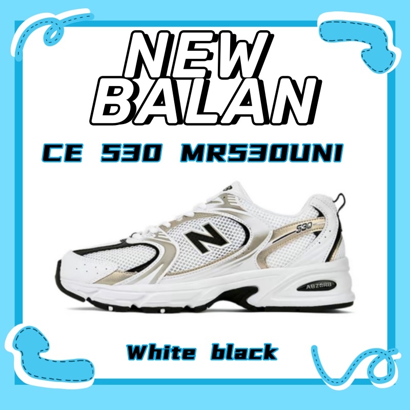 รองเท้าผ้าใบ NEW BALANCE 530 MR530UNI White black