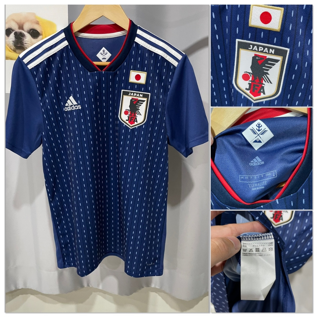 🇯🇵 เสื้อทีมชาติญี่ปุ่น Japan 2018 World cup แขนสั้น เดิมทั้งตัว แท้ 100%  ใหม่ป้ายหลุด