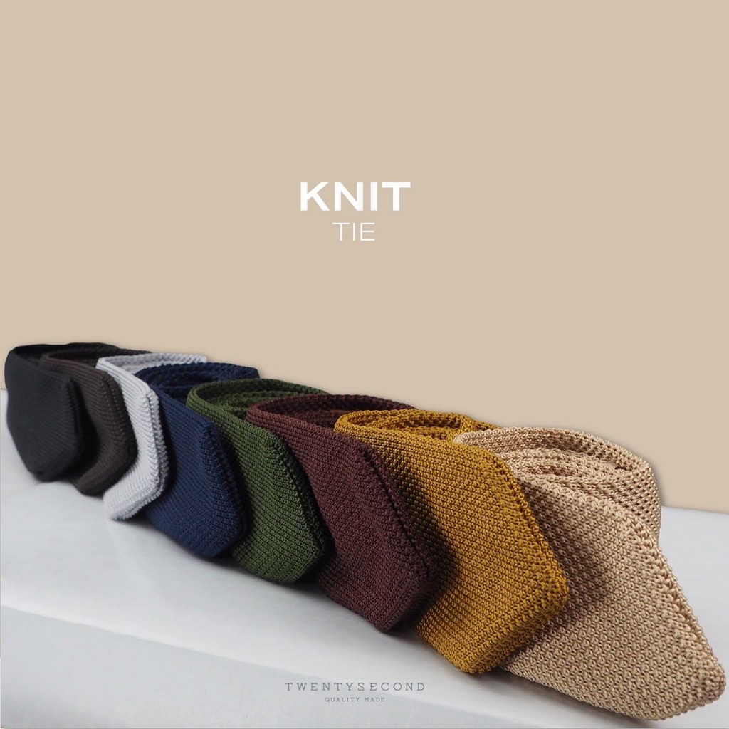 TWENTYSECOND เนคไทแบบถัก รุ่น Knit Necktie