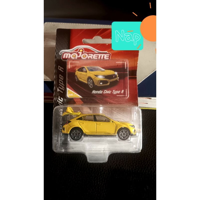 Majorette :  HONDA Civic type-R สีเหลือง
