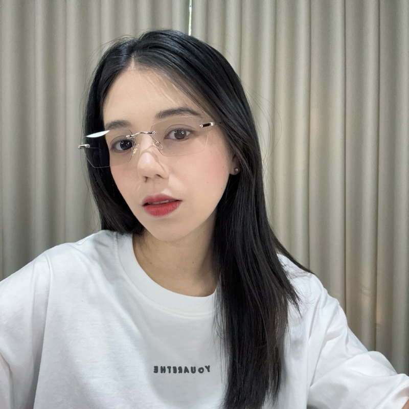 มีส่งด่วน 🇹🇭 แว่นใสไร้กรอบ แว่นแรปเปอร์ HipHop Style