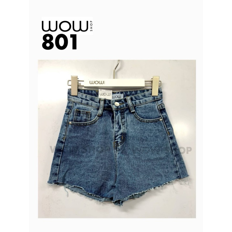 กางเกงยีนส์ขาสั้น ป้ายWOW 806 ทรงสวยไม่สั้นมากนะค่ะ