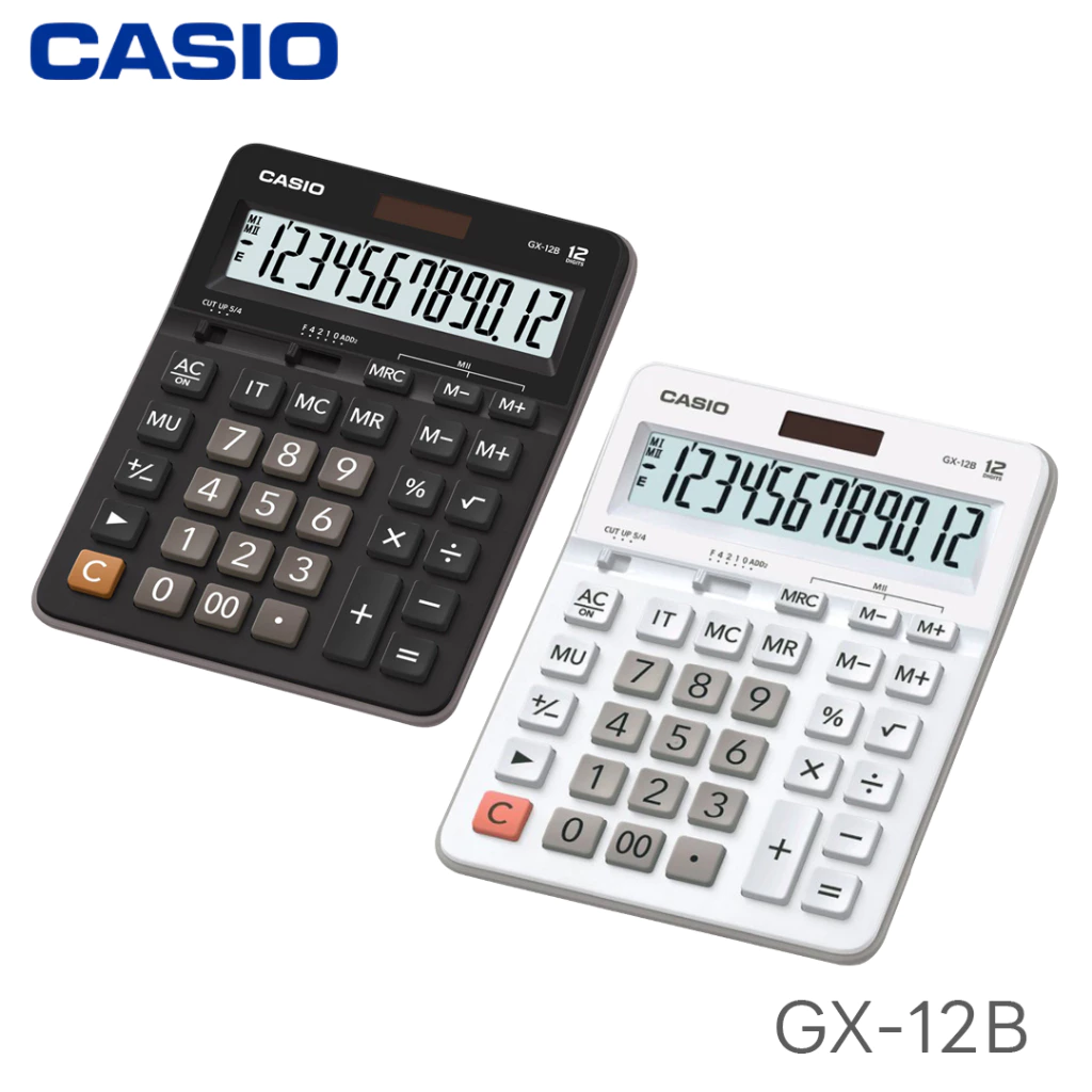 เครื่องคิดเลข Casio รุ่น GX-12B (ของแท้-ประกัน CMG 2ปี) ออกใบกำกับภาษีได้